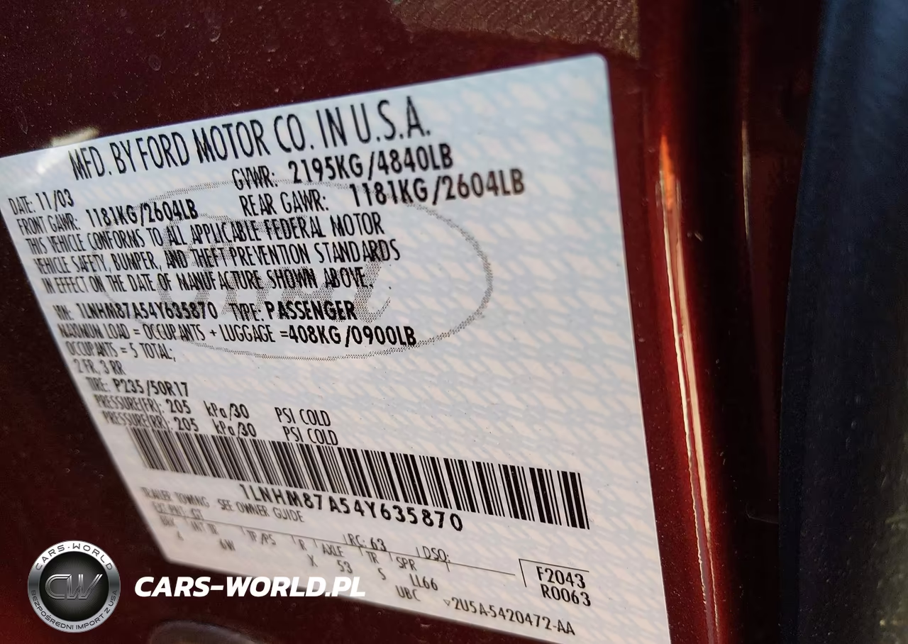 2004 Lincoln Ls V8 VIN:1LNHM87A54Y635870 - 8