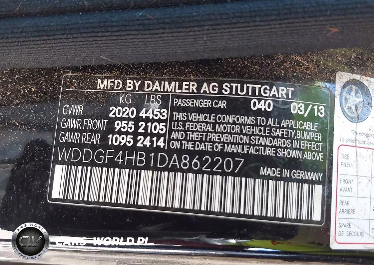 2013 Mercedes-Benz C 250 VIN:WDDGF4HB1DA862207 - 9