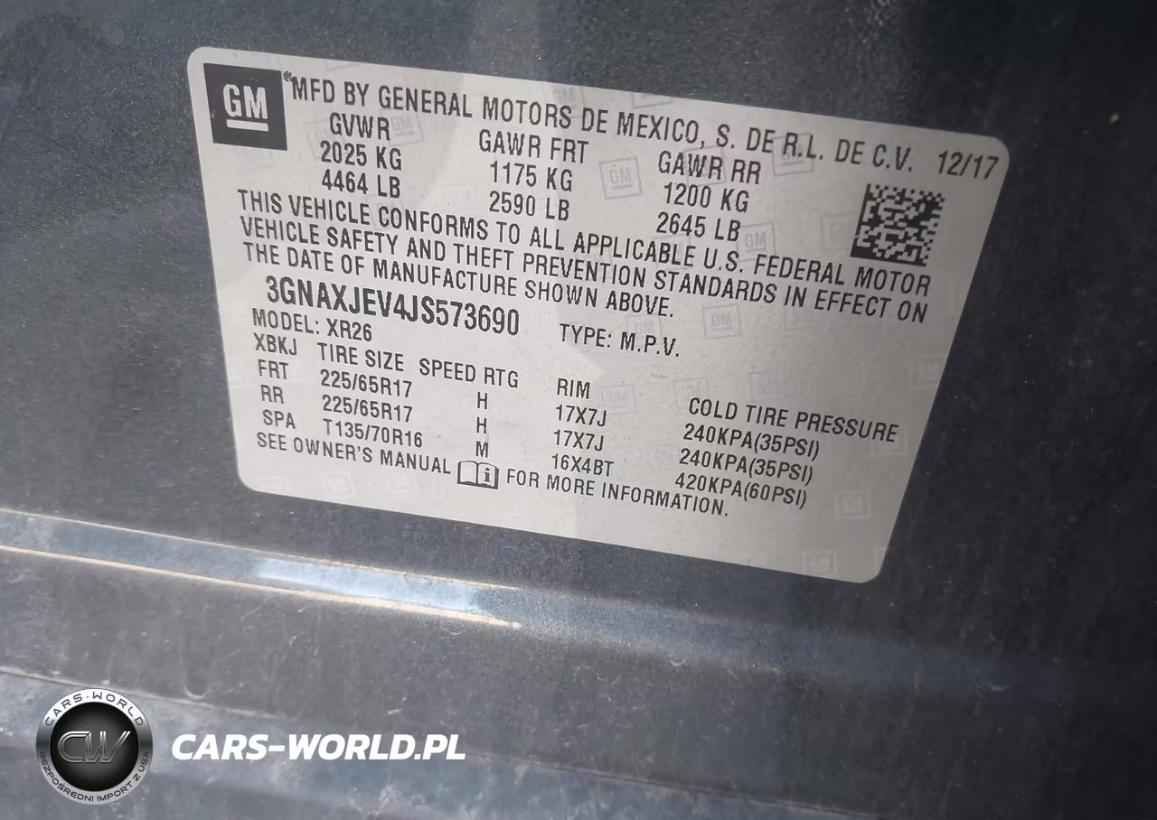 2018 Chevrolet Equinox Lt VIN:3GNAXJEV4JS573690 - 9