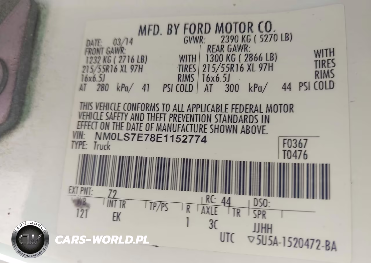 2014 Ford Transit Connect Xl VIN:NM0LS7E78E1152774 - 9
