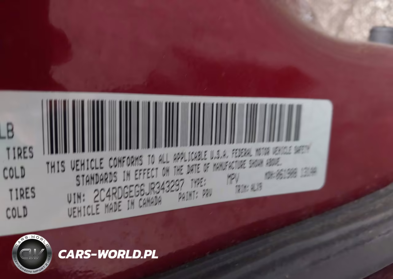 2018 Dodge Grand Caravan Gt VIN:2C4RDGEG6JR343297 - 9