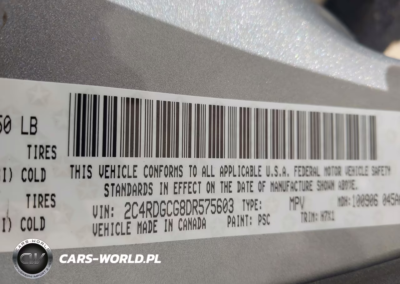 2013 Dodge Grand Caravan Sxt VIN:2C4RDGCG8DR575603 - 9