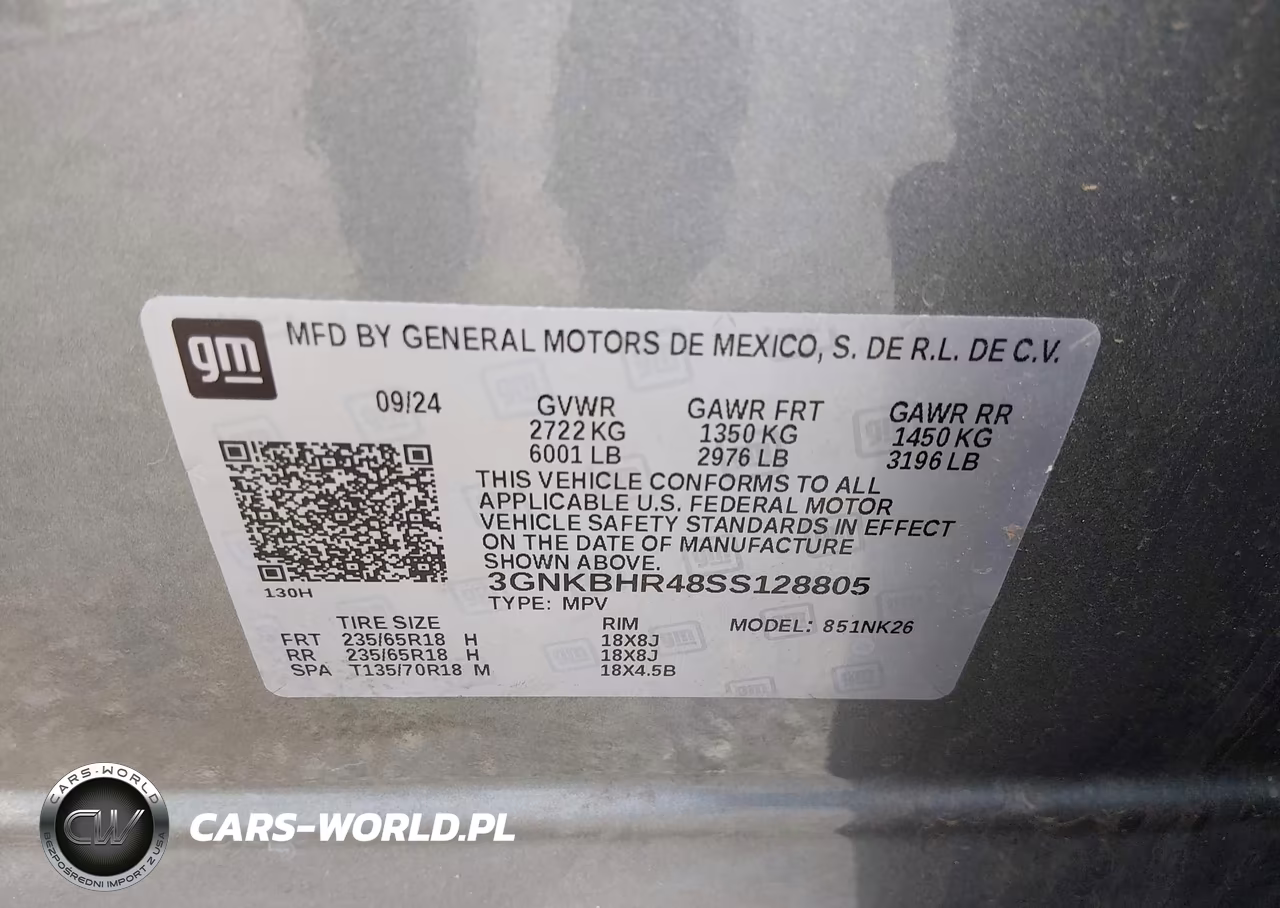 2025 Chevrolet Blazer Awd 2Lt VIN:3GNKBHR48SS128805 - 9