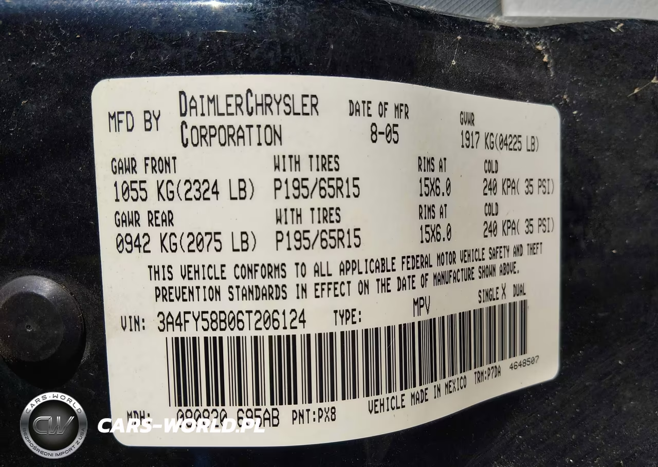 2006 Chrysler Pt Cruiser Touring VIN:3A4FY58B06T206124 - 9