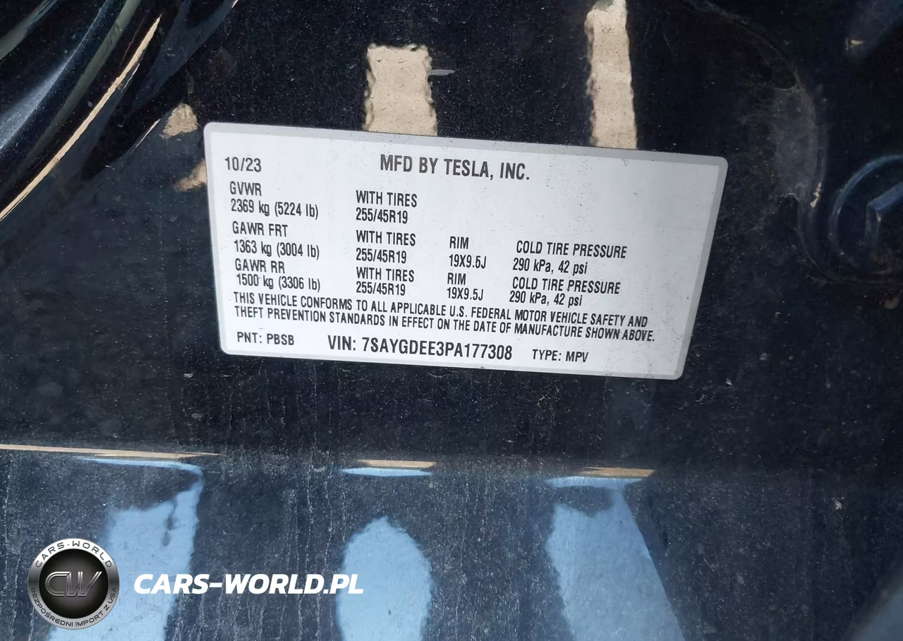 2023 Tesla Model Y Awd-Long Range Dual Motor All-Wheel Drive VIN:7SAYGDEE3PA177308 - 9