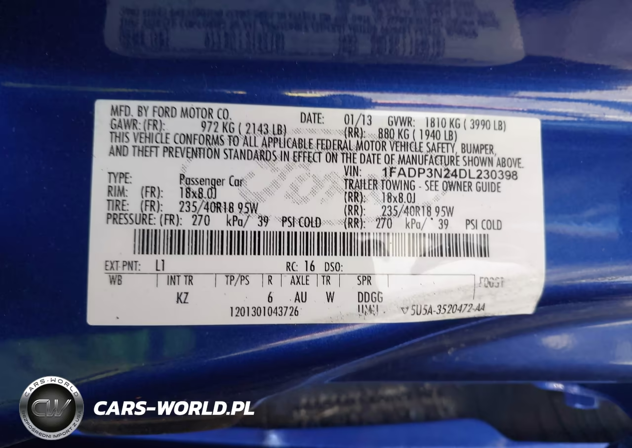 2013 Ford Focus Titanium VIN:1FADP3N24DL230398 - 9