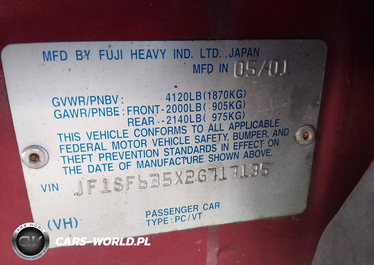 2002 Subaru Forester L VIN:JF1SF635X2G717135 - 9