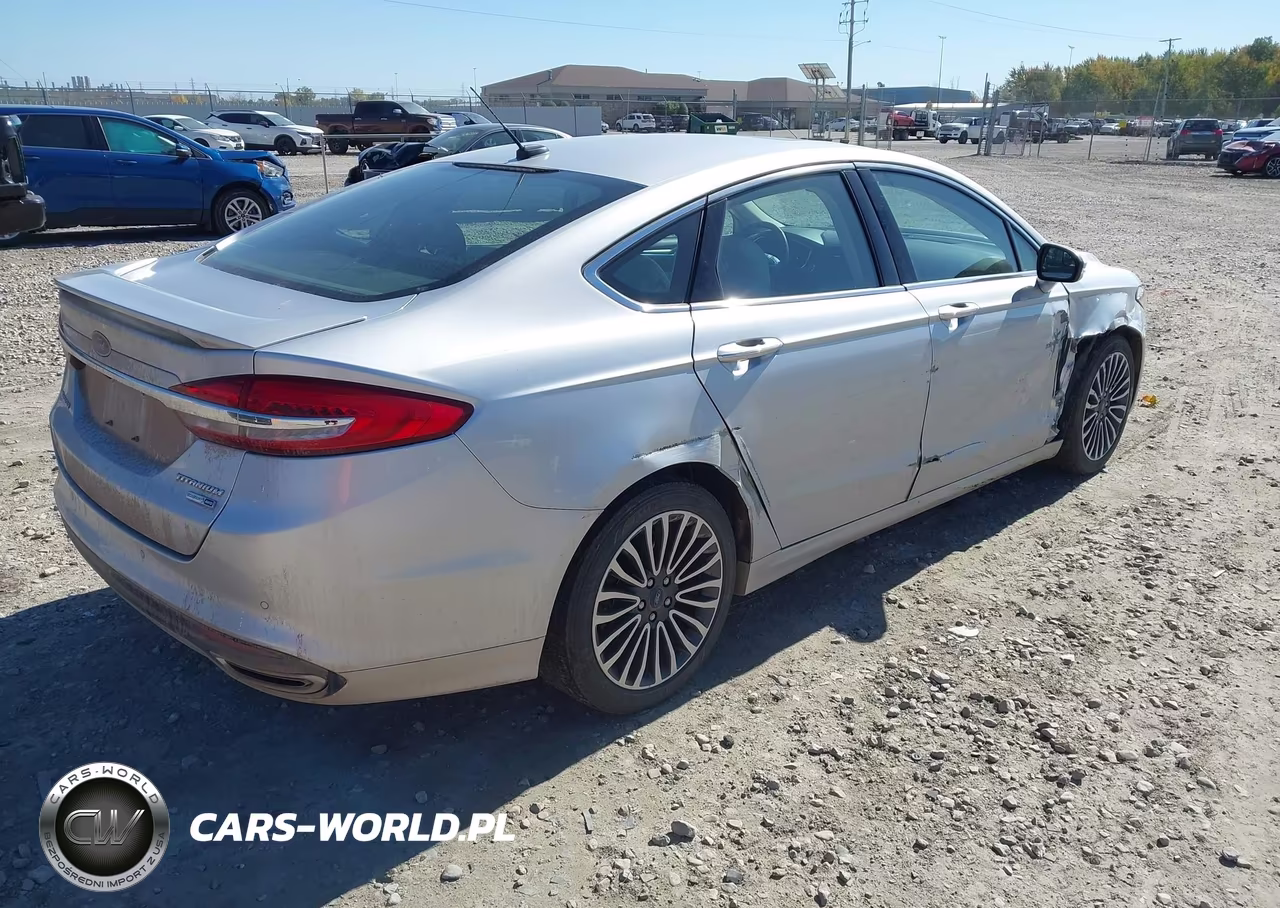 2018 Ford Fusion Titanium VIN:3FA6P0D99JR155149 - 4