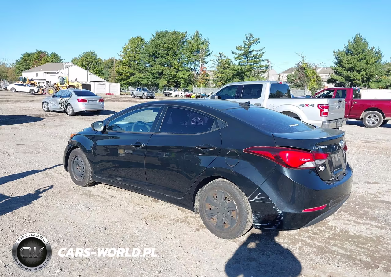 2016 Hyundai Elantra Se VIN:5NPDH4AE8GH701197 - 3