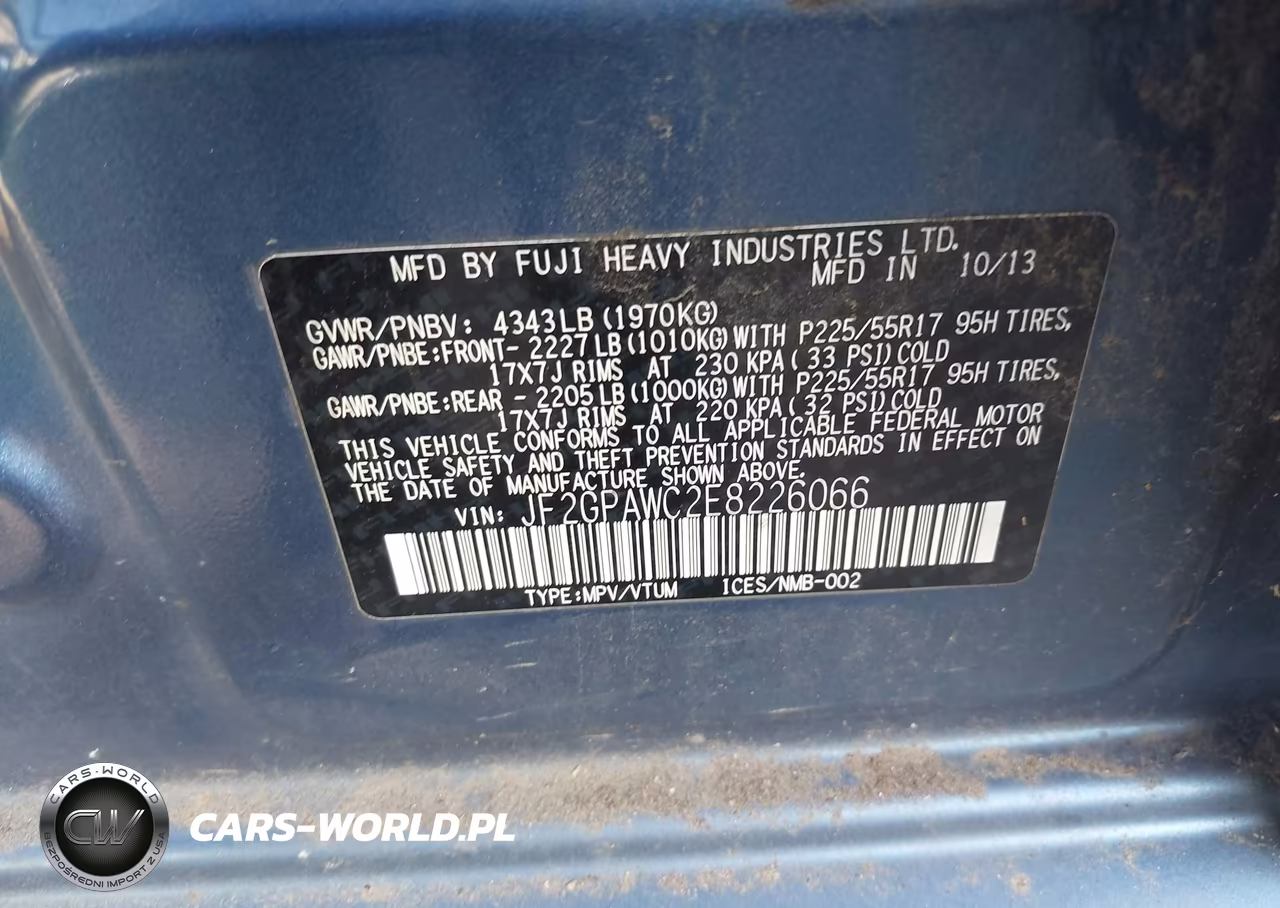 2014 Subaru Xv Crosstrek 2.0I Premium VIN:JF2GPAWC2E8226066 - 9