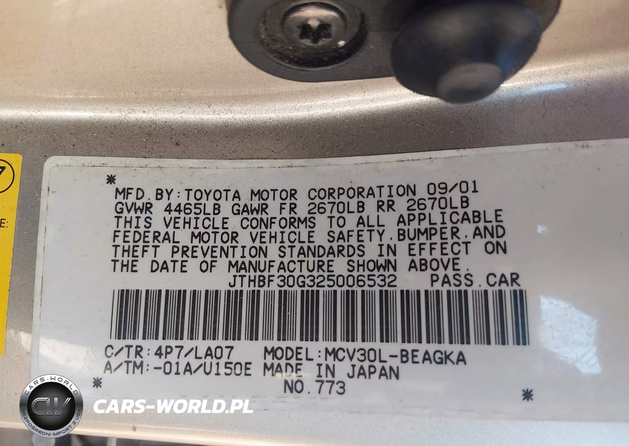 2002 Lexus Es 300 VIN:JTHBF30G325006532 - 9