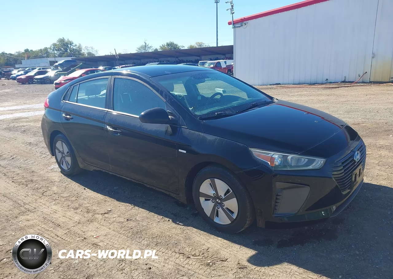 2018 Hyundai Ioniq Hybrid Blue VIN:KMHC65LCXJU075941 - 1