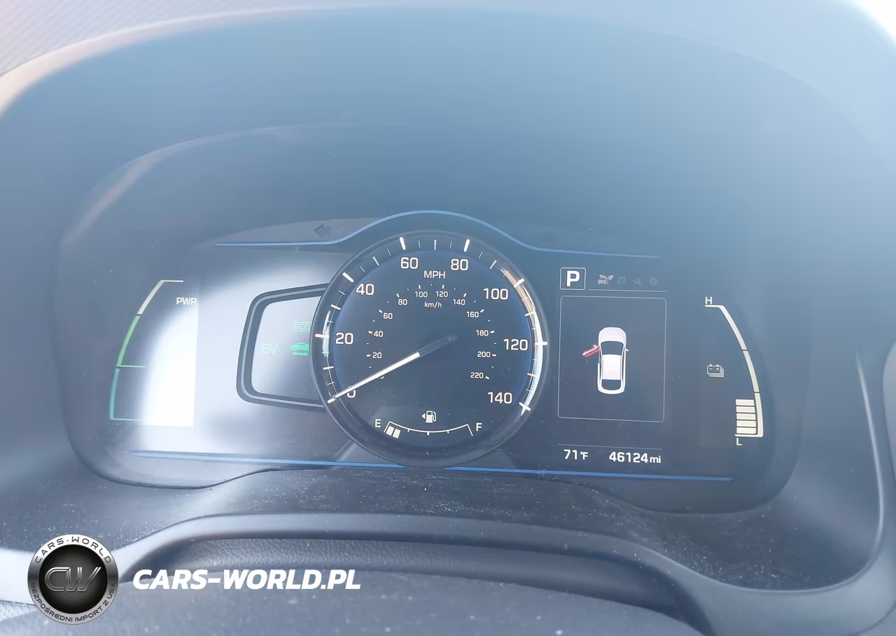 2018 Hyundai Ioniq Hybrid Blue VIN:KMHC65LCXJU075941 - 7