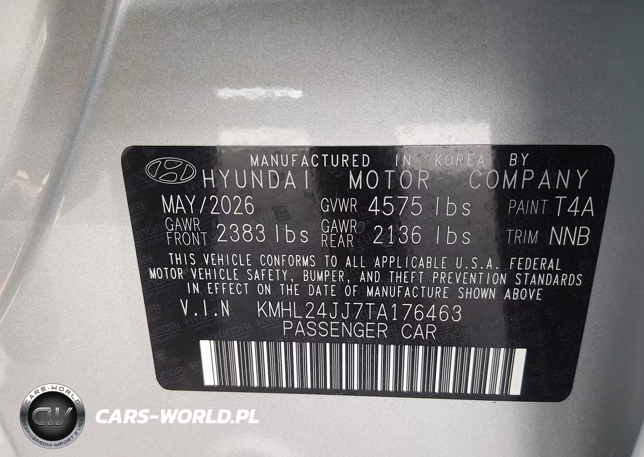 2026 Hyundai Sonata Hybrid Blue VIN:KMHL24JJ7TA176463 - 9