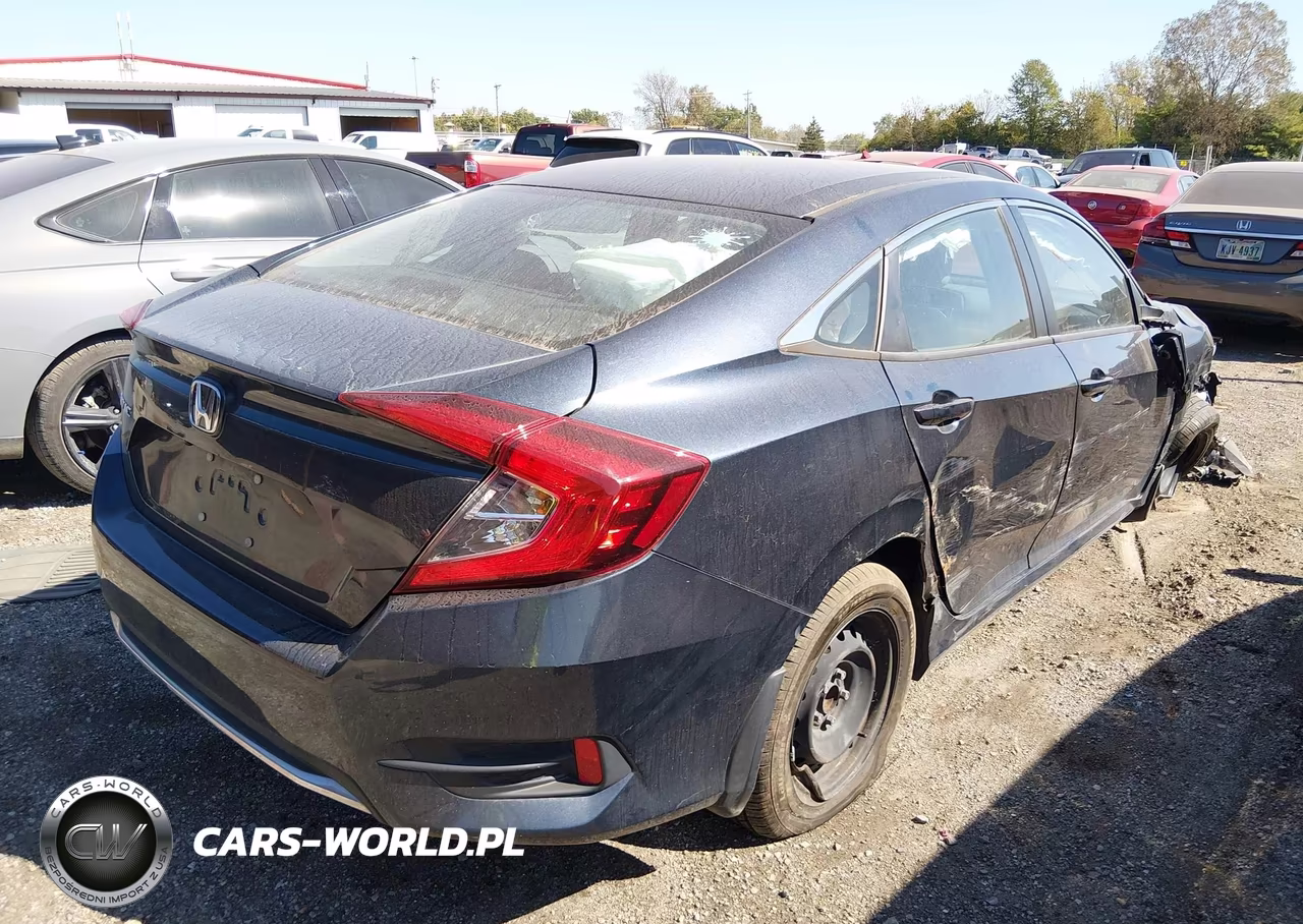 2019 Honda Civic Lx VIN:19XFC2F6XKE000056 - 4