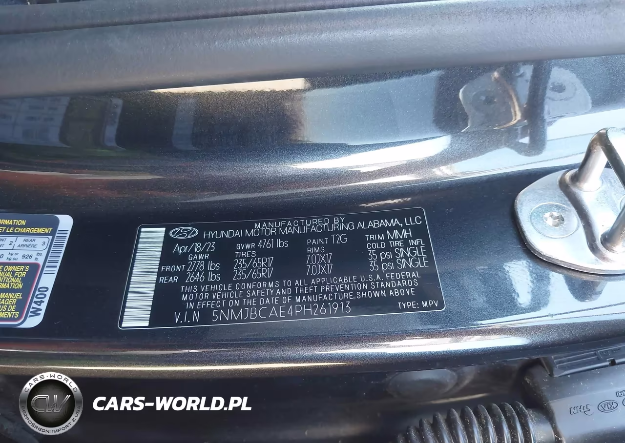 2023 Hyundai Tucson Sel VIN:5NMJBCAE4PH261913 - 9