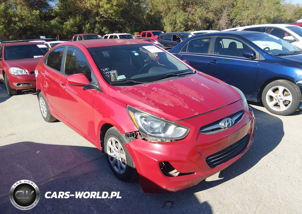 2014 Hyundai Accent Gls VIN:KMHCT4AE2EU640163 - 1