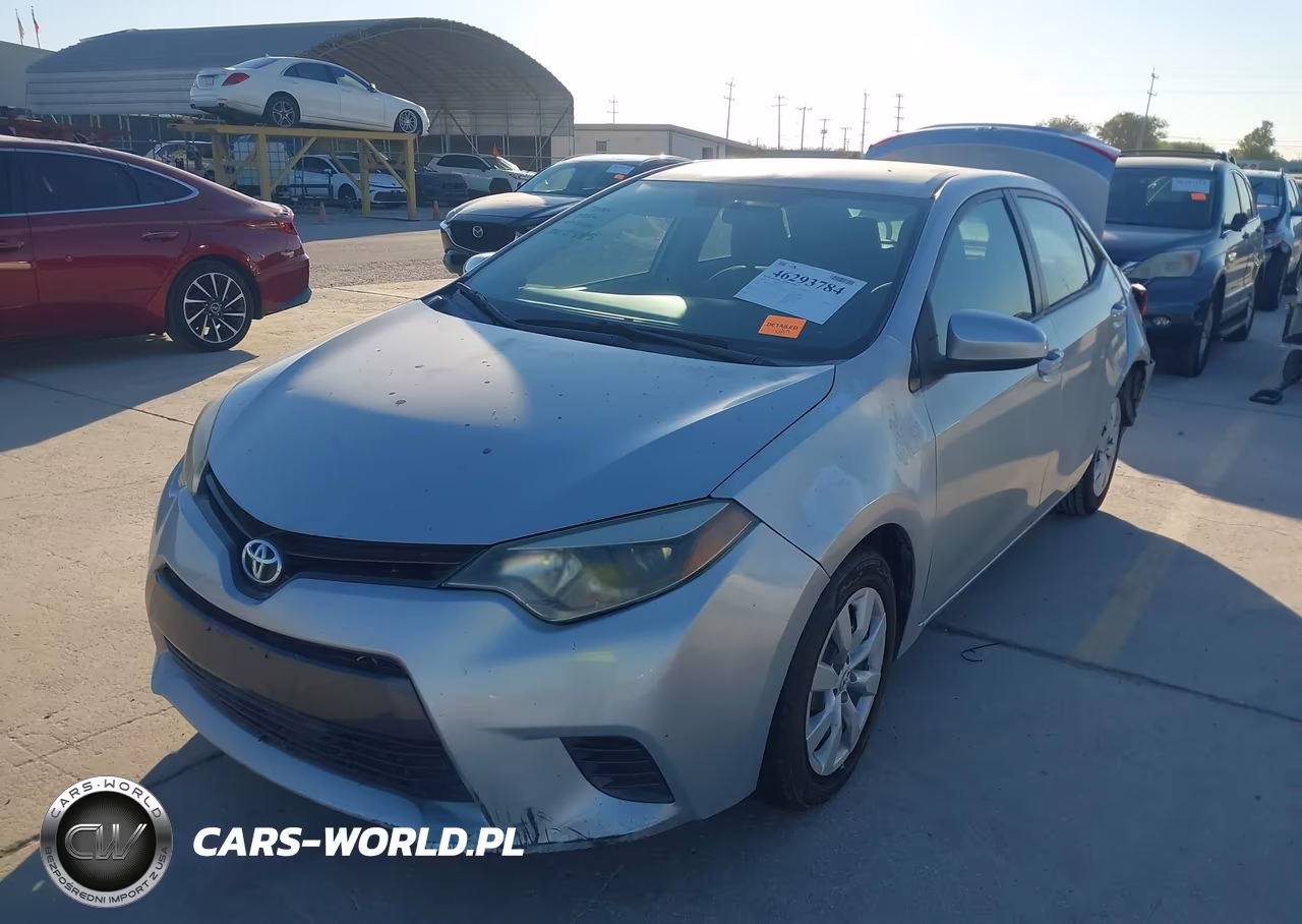 2016 Toyota Corolla Le VIN:5YFBURHE9GP565509 - 2
