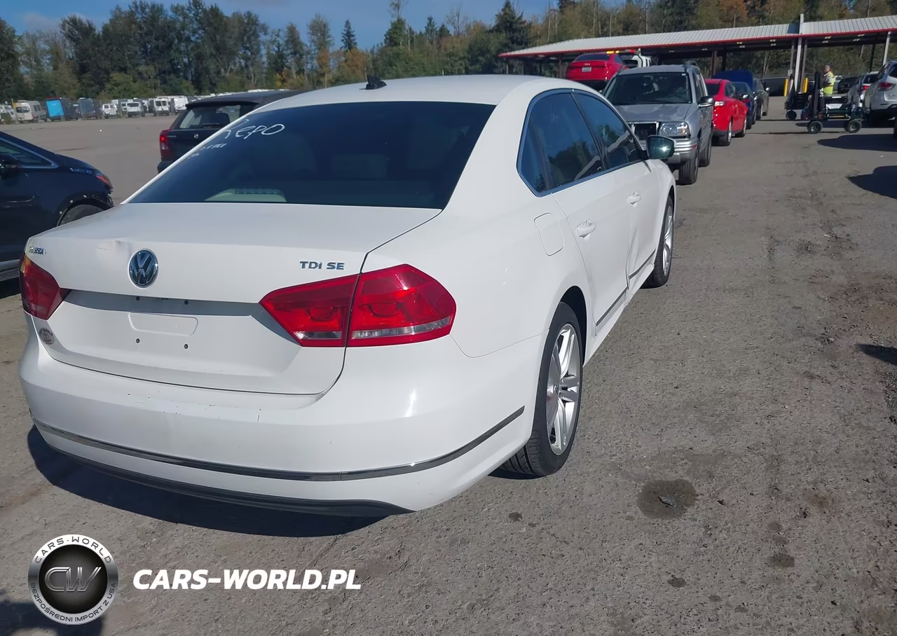 2014 Volkswagen Passat 2.0L Tdi Se VIN:1VWBN7A34EC089344 - 4
