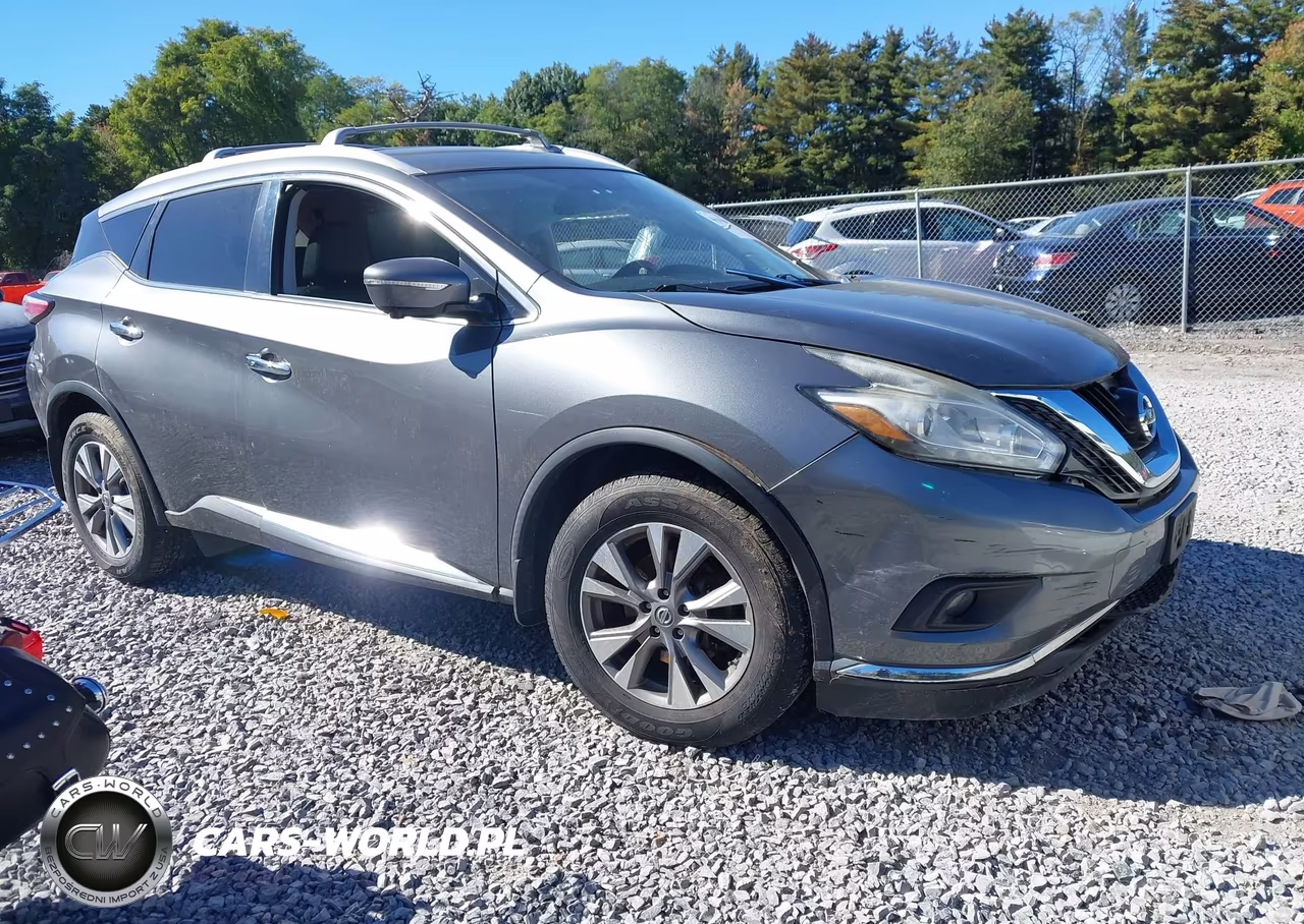 2015 Nissan Murano Sl VIN:5N1AZ2MH9FN240466 - 1