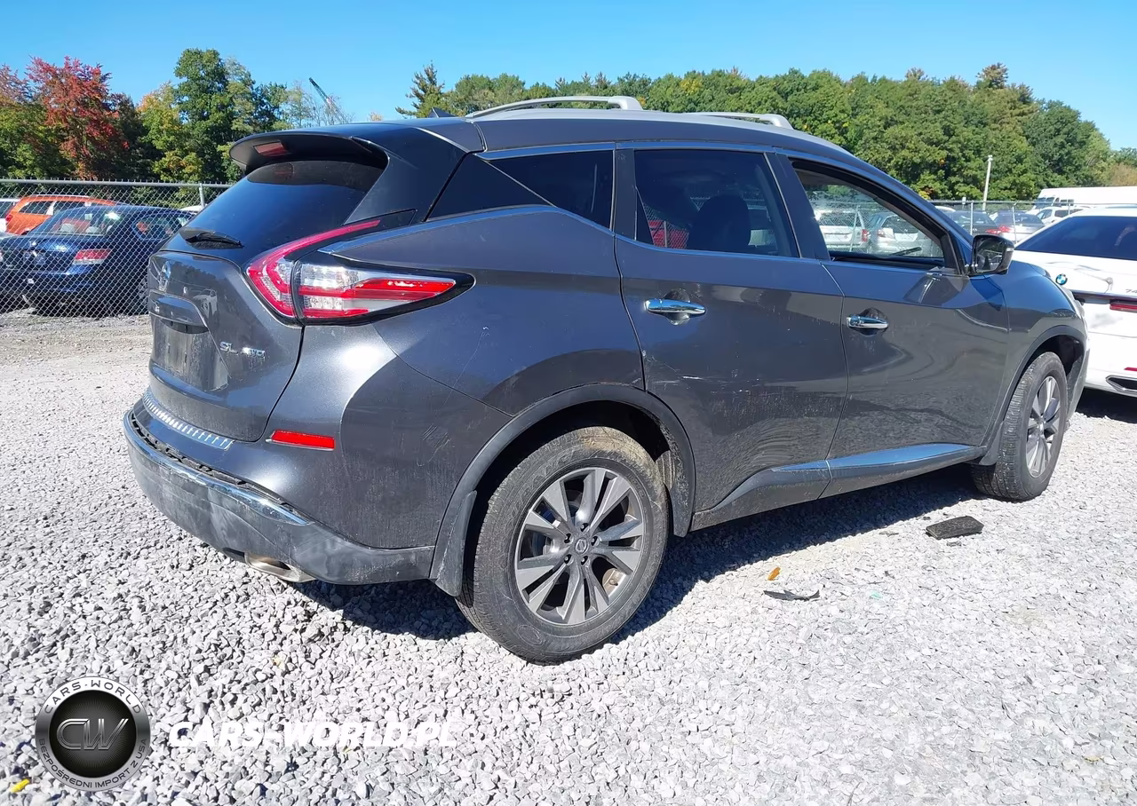 2015 Nissan Murano Sl VIN:5N1AZ2MH9FN240466 - 4
