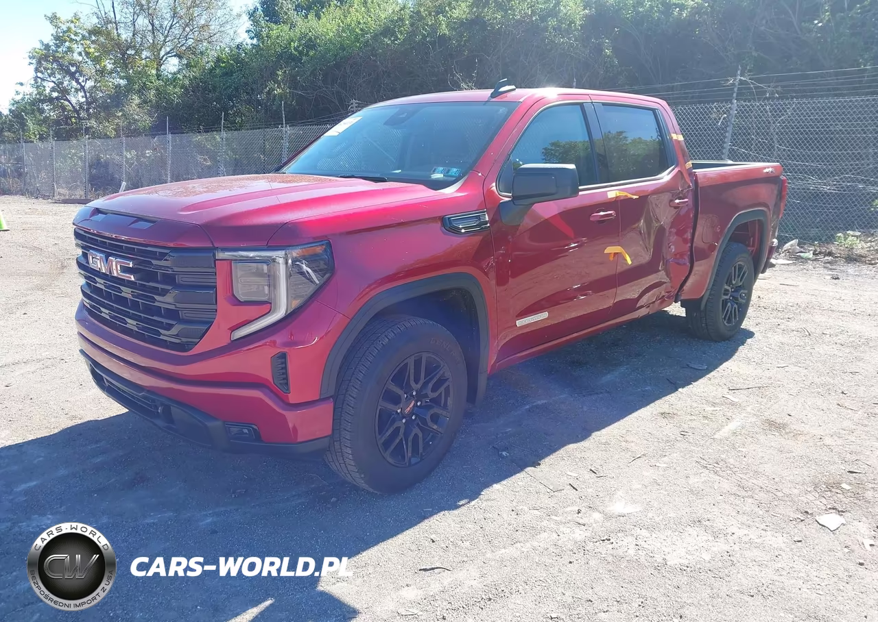 2023 GMC Sierra 1500 4Wd Short Box Elevation With 3Sb VIN:1GTPUCEK4PZ212789 - 2