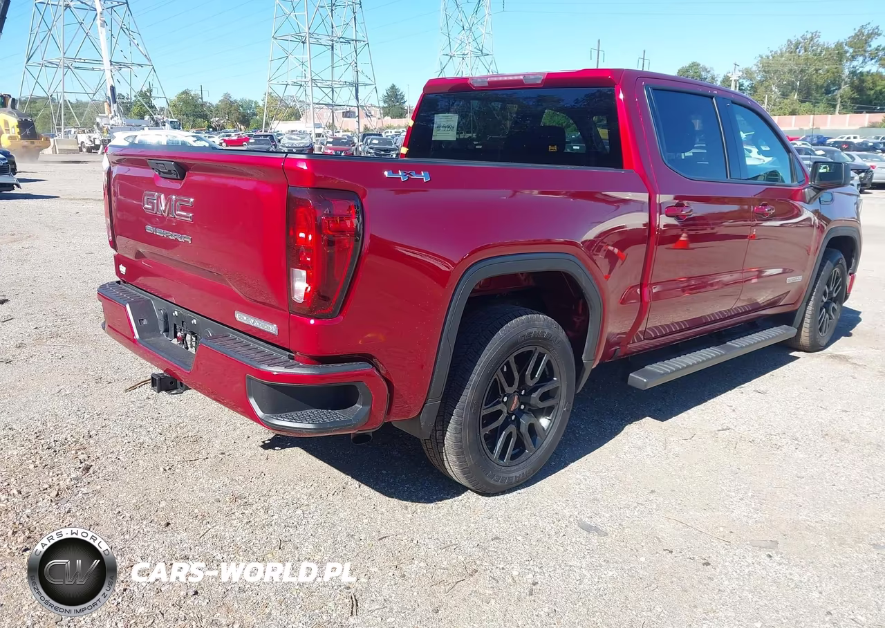 2023 GMC Sierra 1500 4Wd Short Box Elevation With 3Sb VIN:1GTPUCEK4PZ212789 - 4