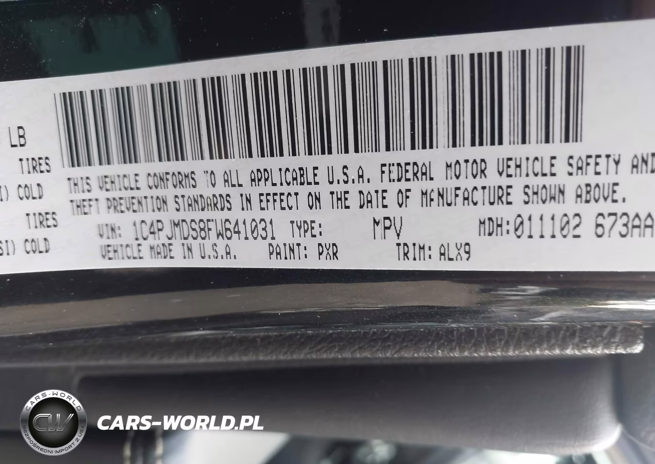 2015 Jeep Cherokee Limited VIN:1C4PJMDS8FW641031 - 9
