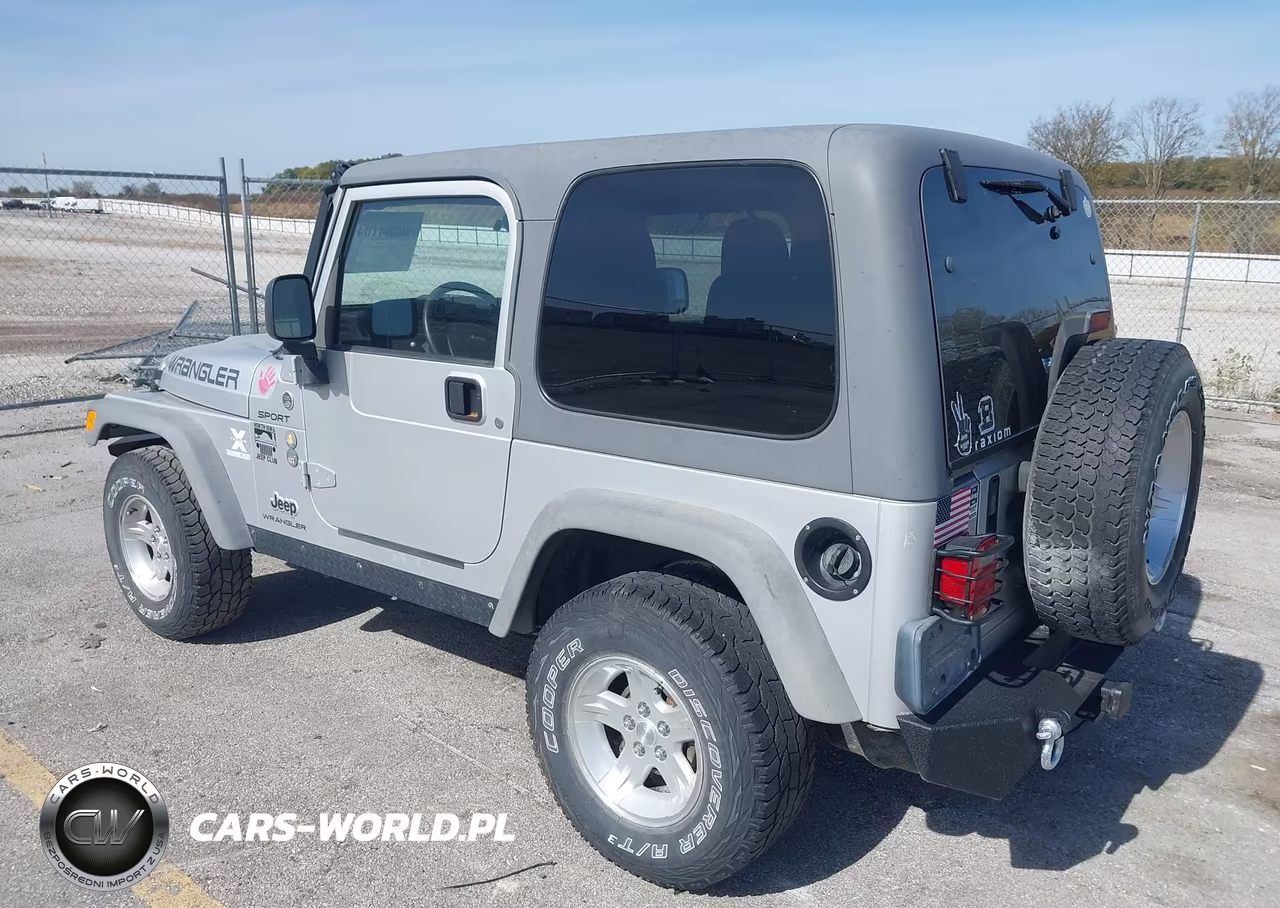 2005 Jeep Wrangler Sport VIN:1J4FA49S55P317655 - 3