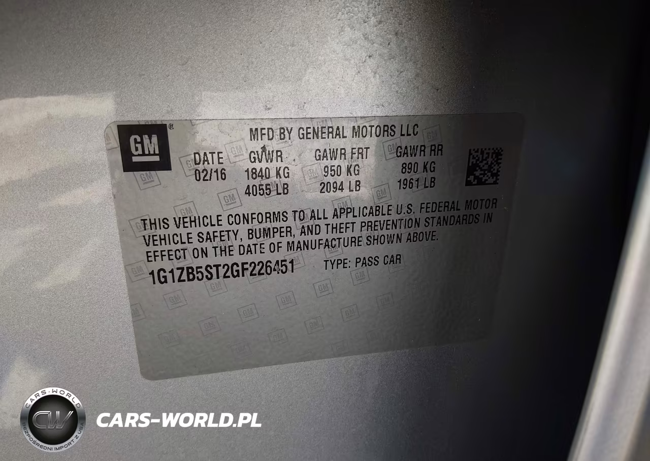 2016 Chevrolet Malibu Ls VIN:1G1ZB5ST2GF226451 - 9