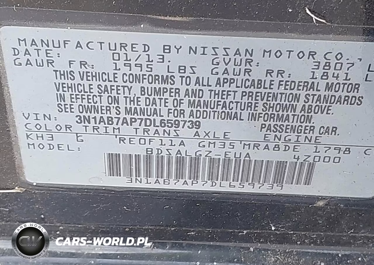2013 Nissan Sentra Sl VIN:3N1AB7AP7DL659739 - 9