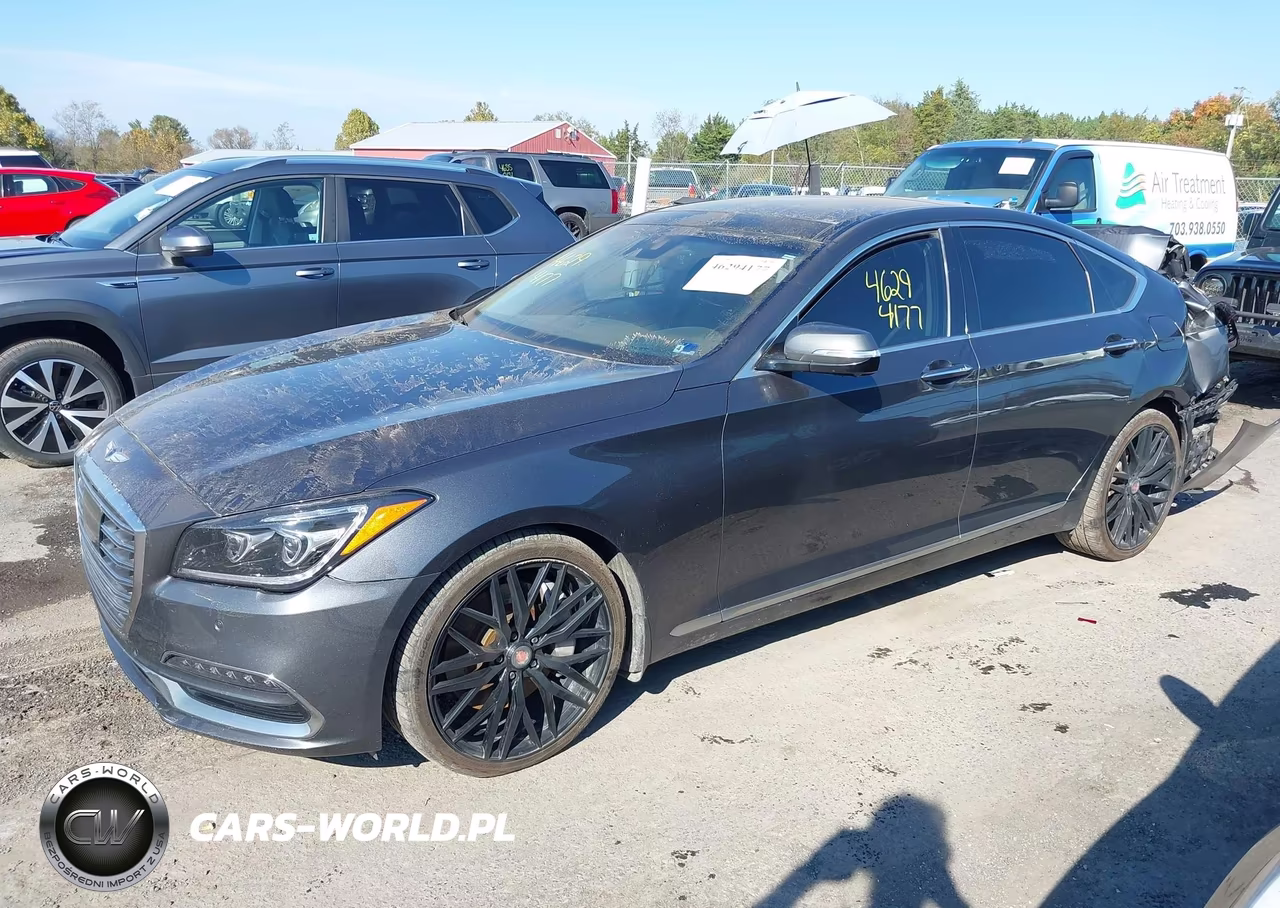 2018 Genesis G80 5.0 Ultimate VIN:KMHGN4JF2JU250808 - 2