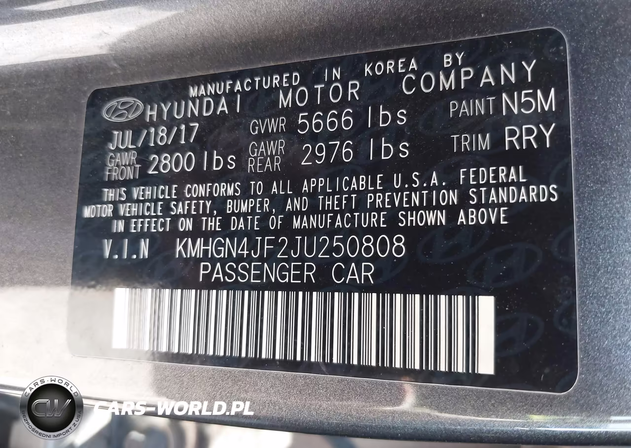 2018 Genesis G80 5.0 Ultimate VIN:KMHGN4JF2JU250808 - 9