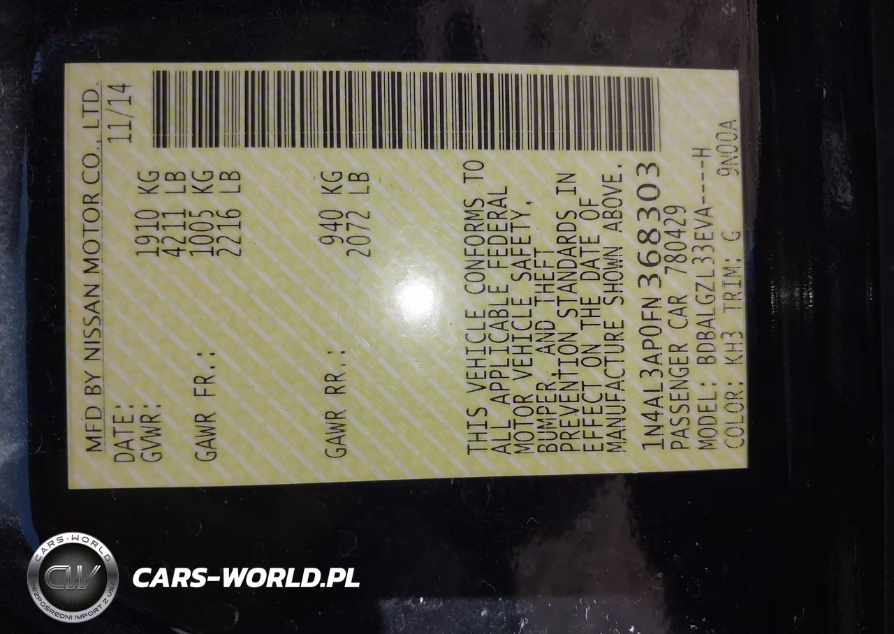 2015 Nissan Altima 2.5 S VIN:1N4AL3AP0FN368303 - 9