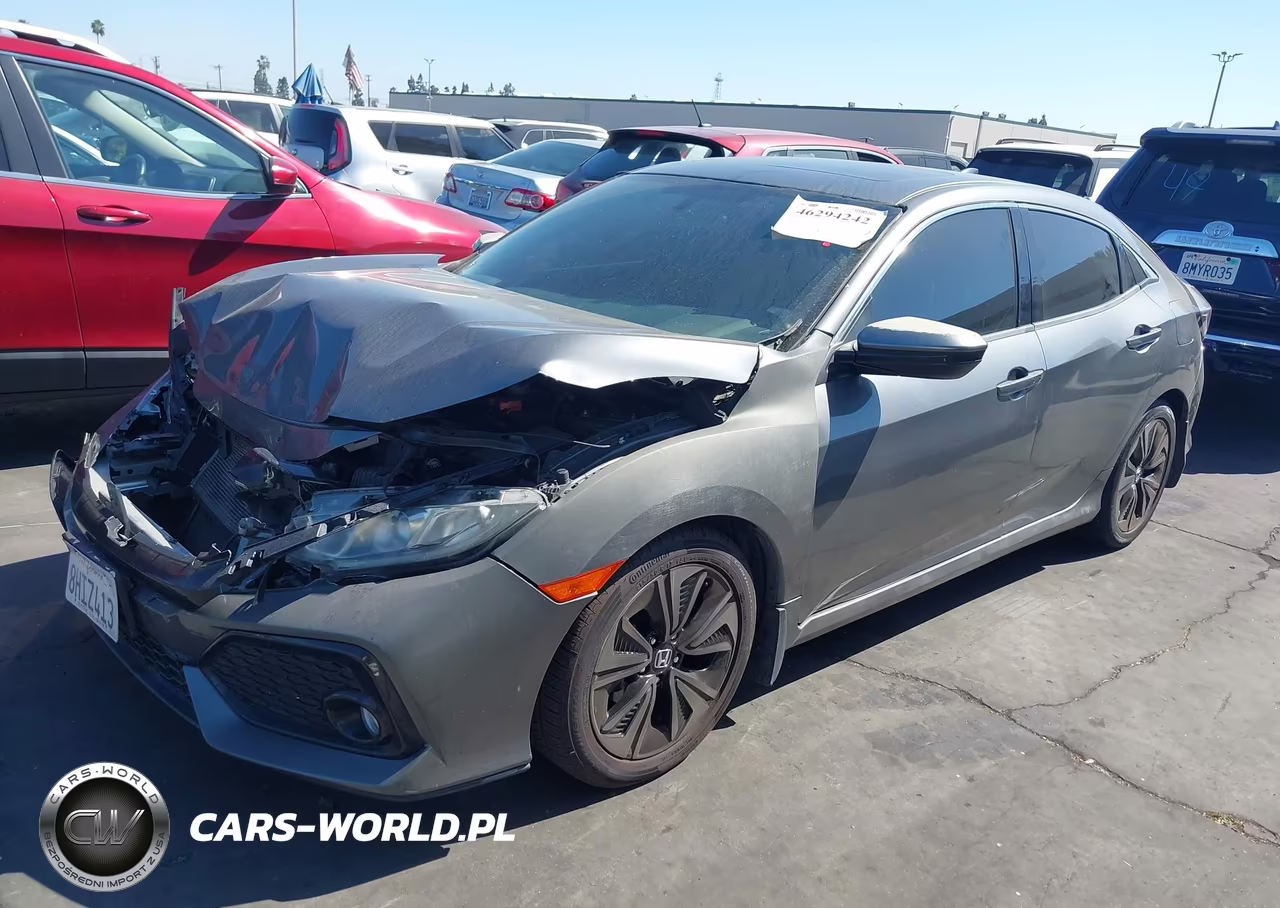 2018 Honda Civic Ex-L VIN:SHHFK7H74JU408677 - 2