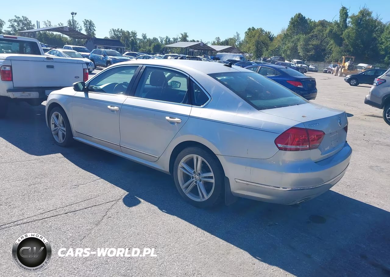 2013 Volkswagen Passat 2.0L Tdi Se VIN:1VWBN7A31DC103487 - 3