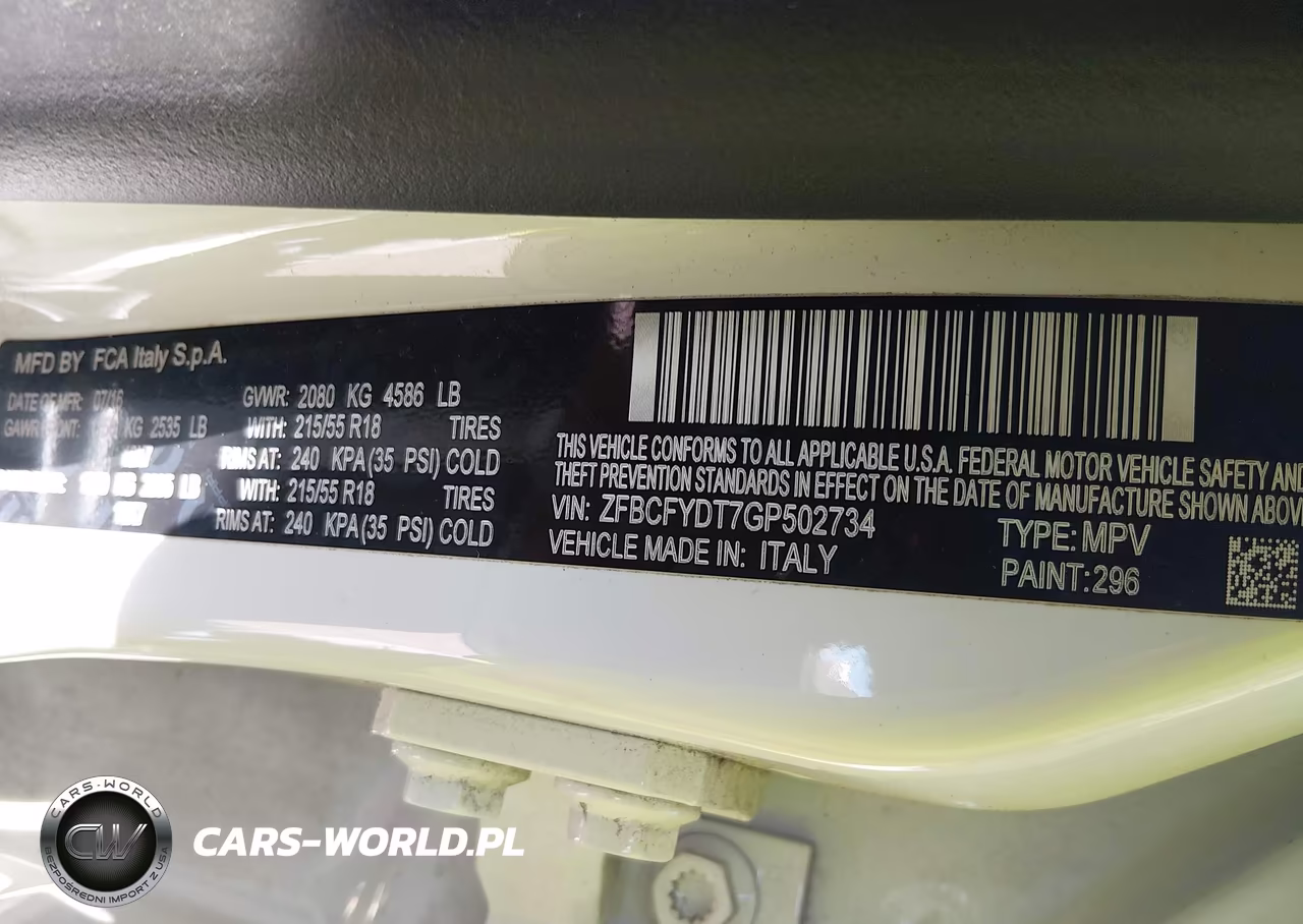2016 Fiat 500X Lounge VIN:ZFBCFYDT7GP502734 - 9