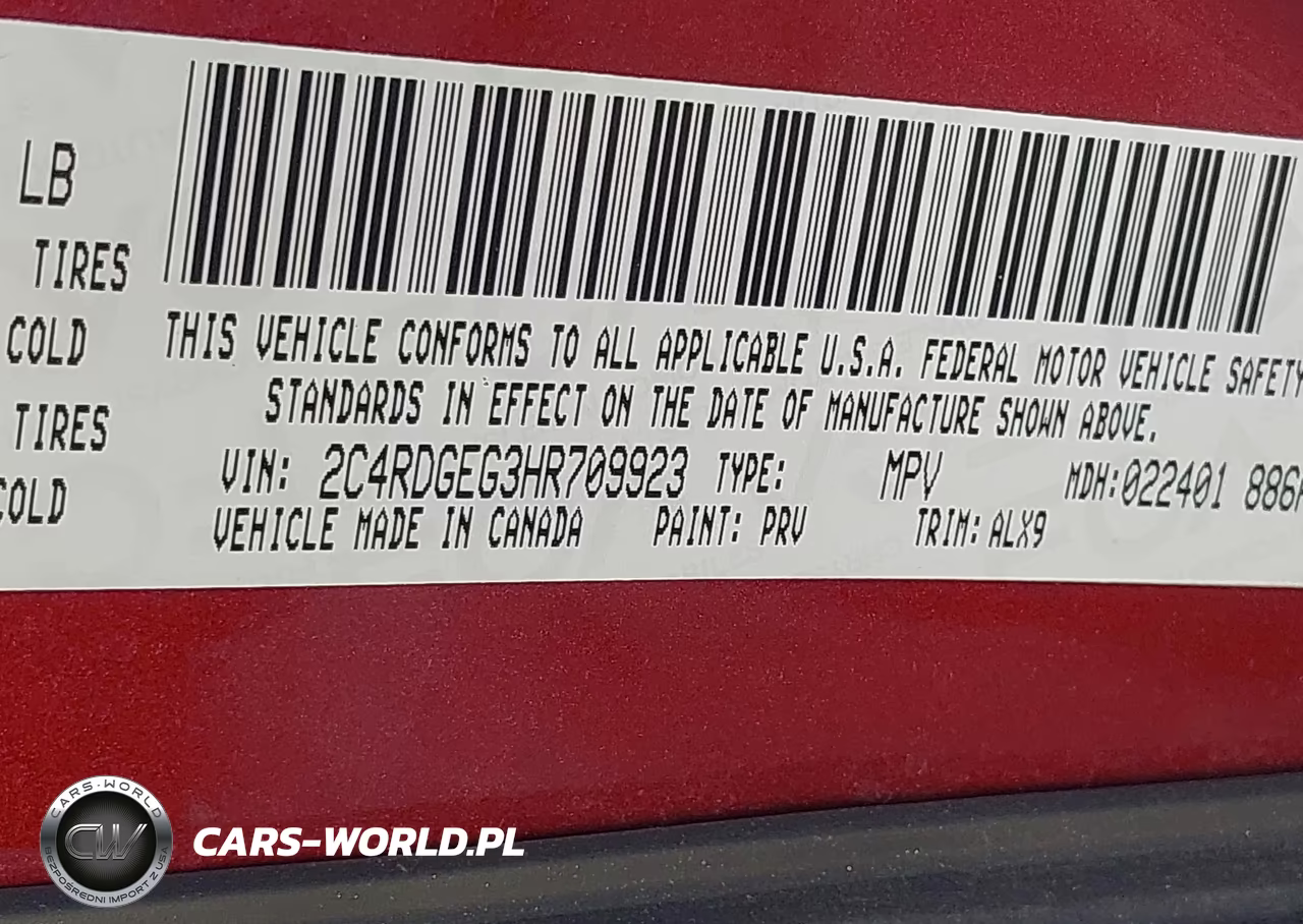 2017 Dodge Grand Caravan Gt VIN:2C4RDGEG3HR709923 - 9