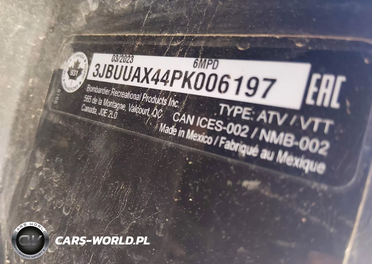 2023 Can-Am Defender Max Limited Cab Hd10 VIN:3JBUUAX44PK006197 - 10