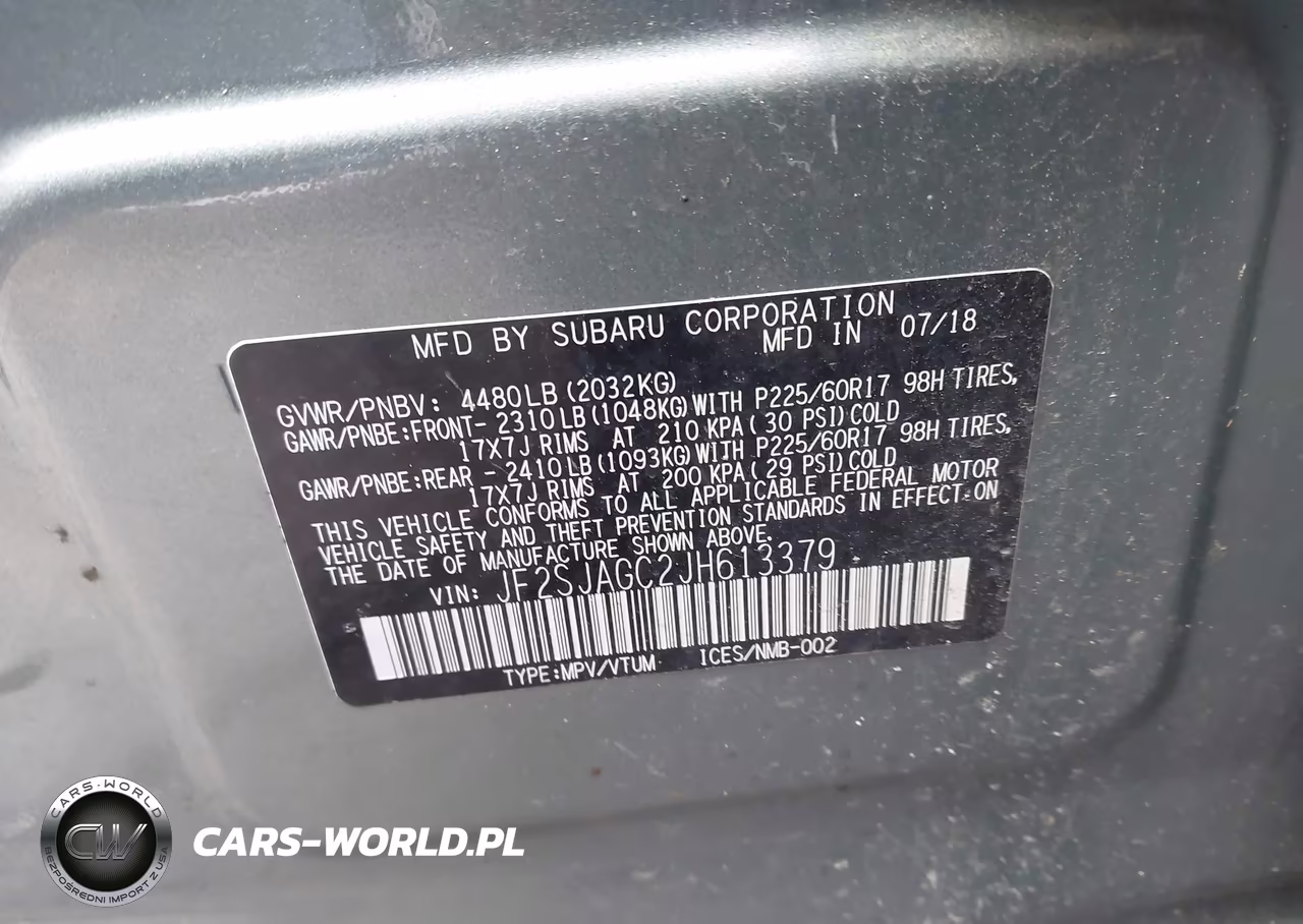 2015 Subaru Forester VIN:JF2SJAGC2JH613379 - 9