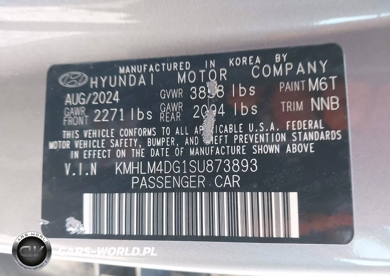 2025 Hyundai Elantra Sel Sport VIN:KMHLM4DG1SU873893 - 9