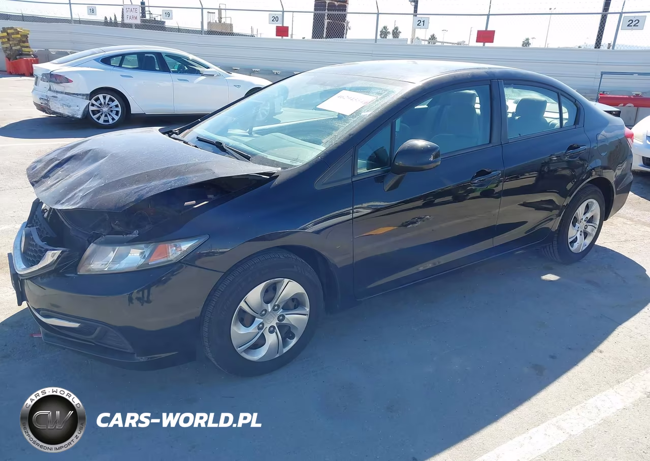 2013 Honda Civic Lx VIN:2HGFB2F59DH601624 - 2