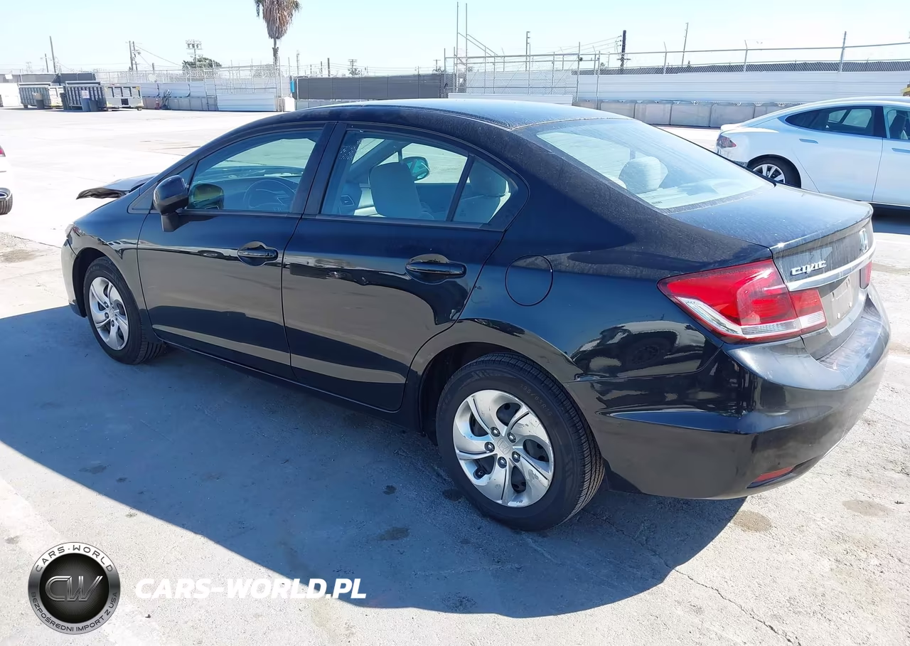 2013 Honda Civic Lx VIN:2HGFB2F59DH601624 - 3