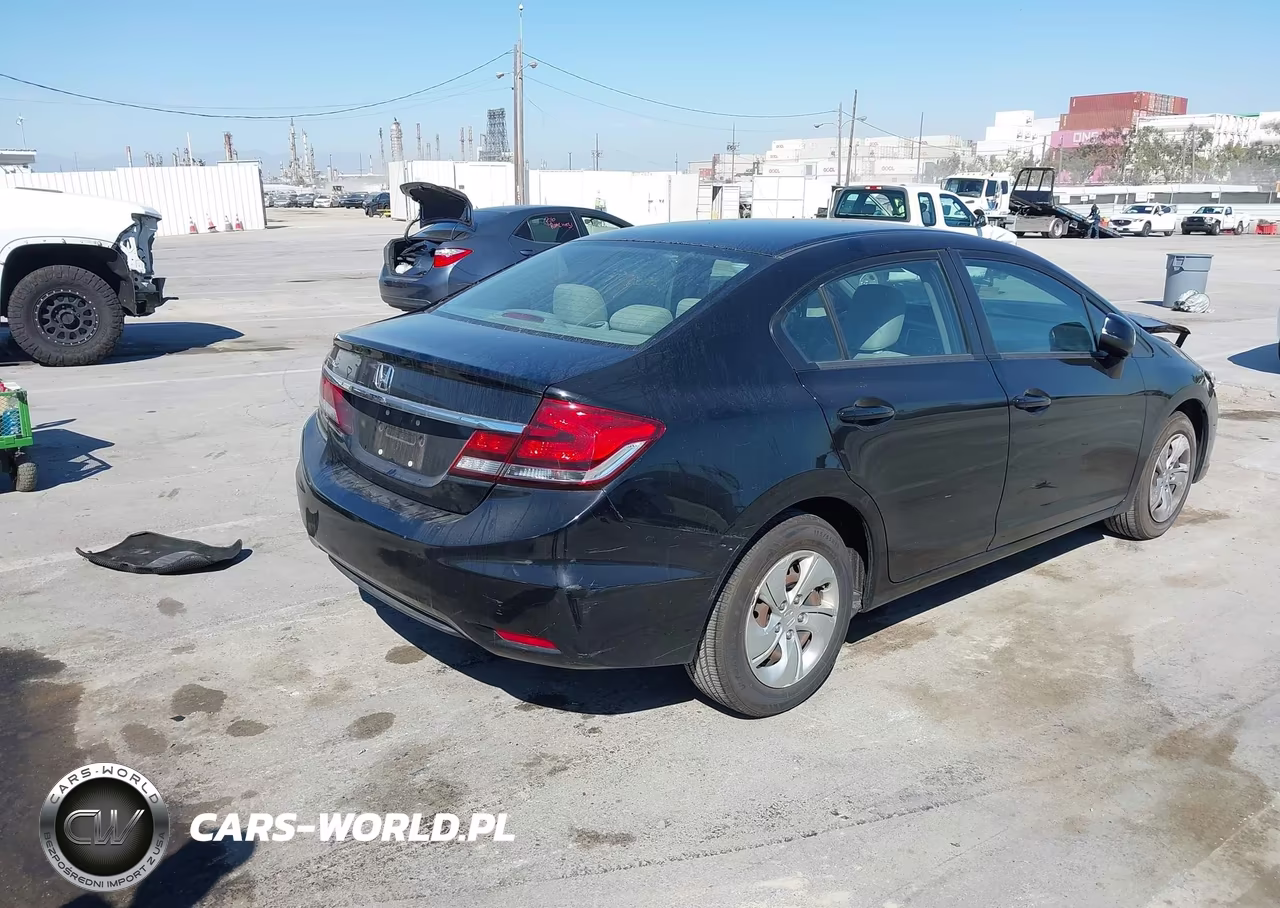 2013 Honda Civic Lx VIN:2HGFB2F59DH601624 - 4