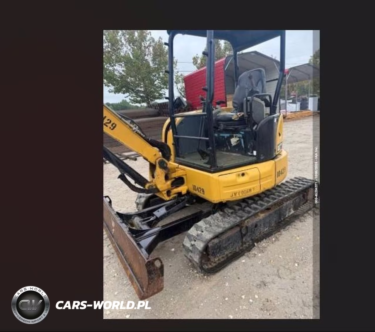 2017 Caterpillar Excavator 303.5E2 VIN:CAT3035EPJWY01687 - 2