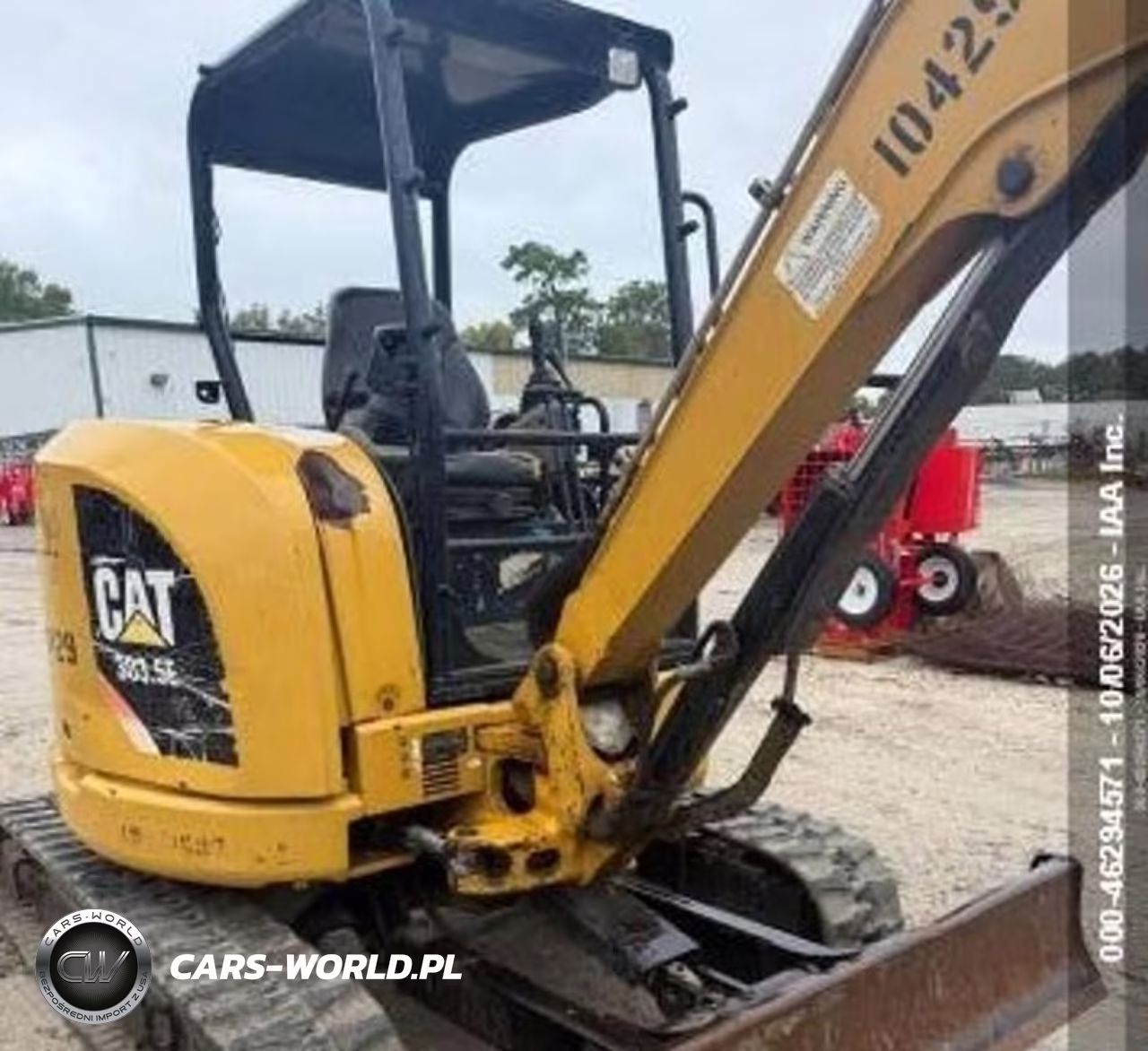 2017 Caterpillar Excavator 303.5E2 VIN:CAT3035EPJWY01687 - 6