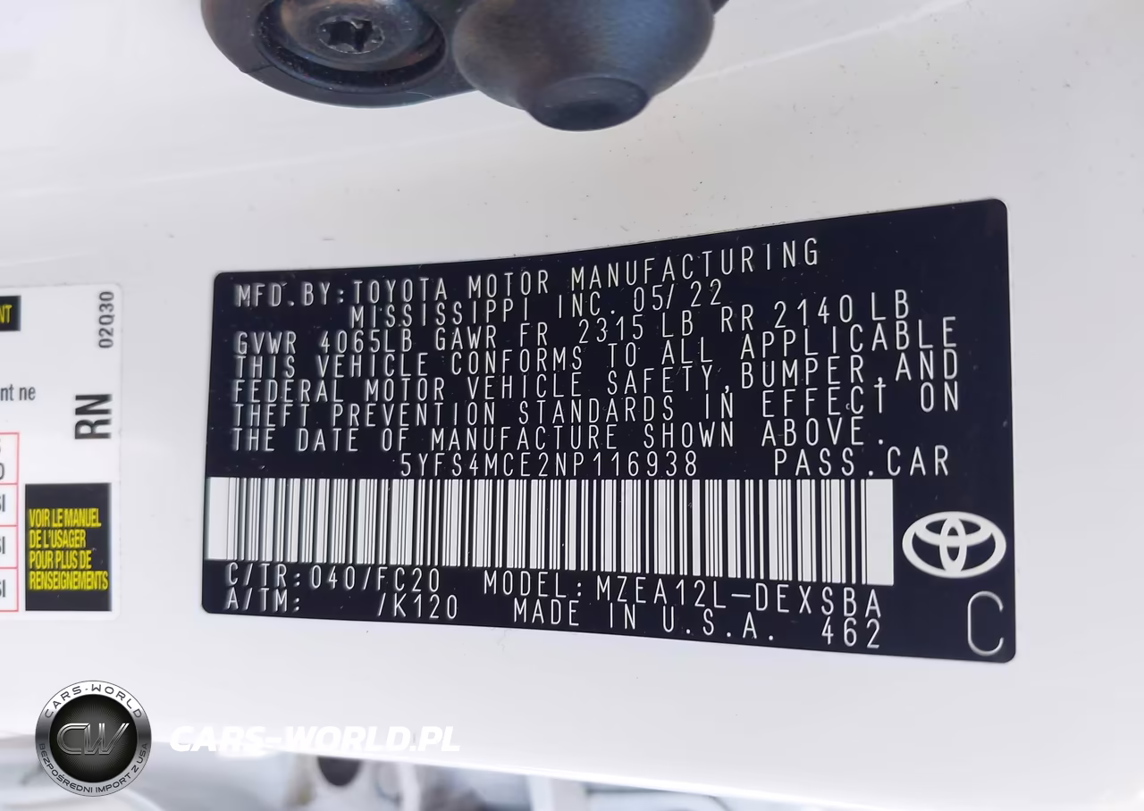 2022 Toyota Corolla Se VIN:5YFS4MCE2NP116938 - 9