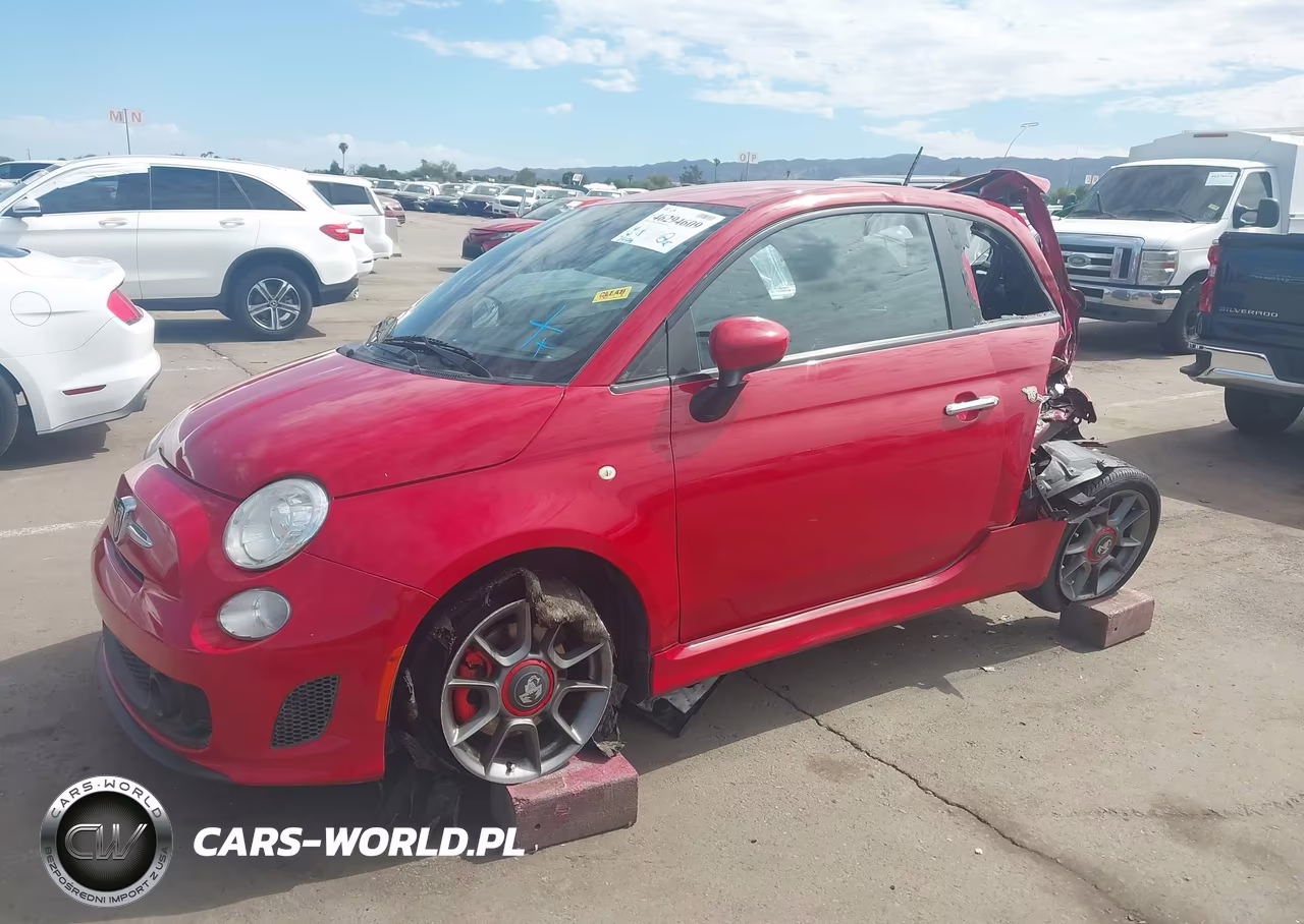 2013 Fiat 500 Abarth VIN:3C3CFFFH5DT608671 - 2