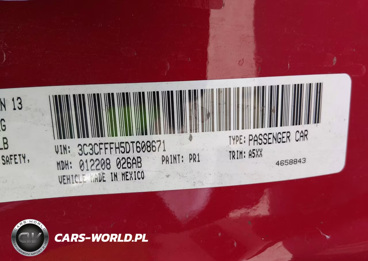 2013 Fiat 500 Abarth VIN:3C3CFFFH5DT608671 - 9