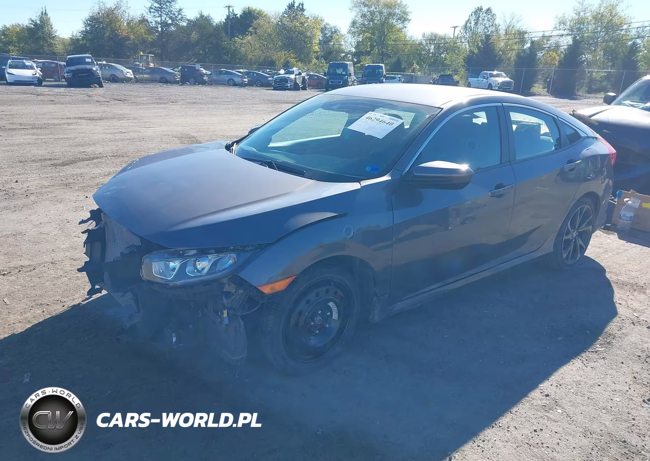 2020 Honda Civic Sport VIN:2HGFC2F8XLH509654 - 2